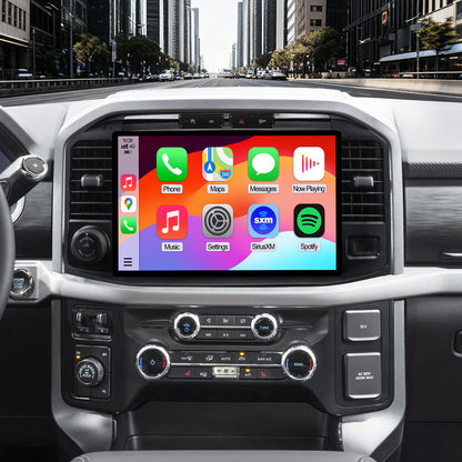 Ford F150 Touch Screen upgrade 2021-2023 CarPlay Stereo - Topdisplay 2021 2022 2023 F150 Upgrade Headunit Radio Apple Carplay Android Auto Accessories Pantalla Estéreo