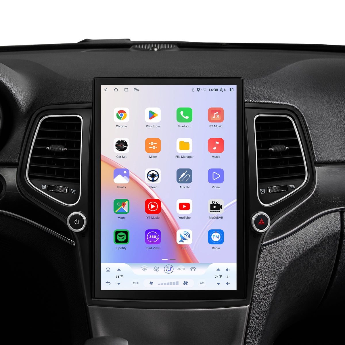 Jeep Grand Cherokee 2014-2021 14.5" CarPlay Radio | Topdisplay 2014 2015 2016 2017 2018 2019 2020 2021 Jeep Grand Cherokee