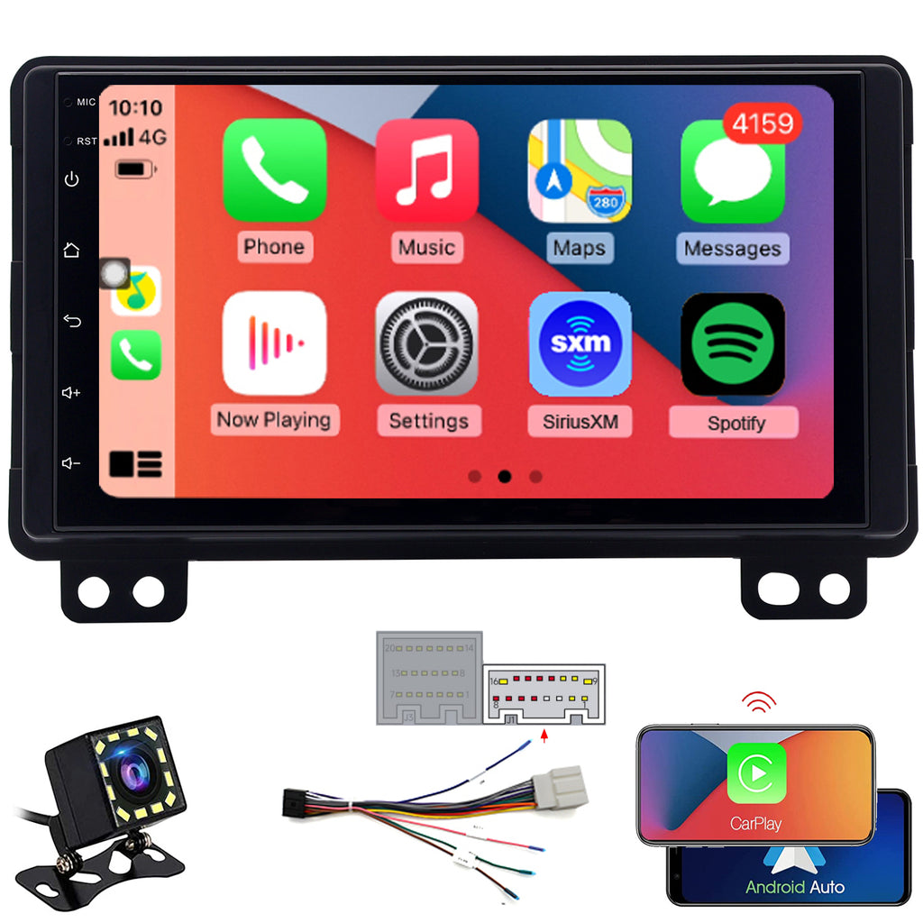for Ford Explorer 2002-2005 Radio upgrade,7-inch QLED 8-Core CPU,touch screen Stereo,Wireless CarPlay & Android Auto,Free camera