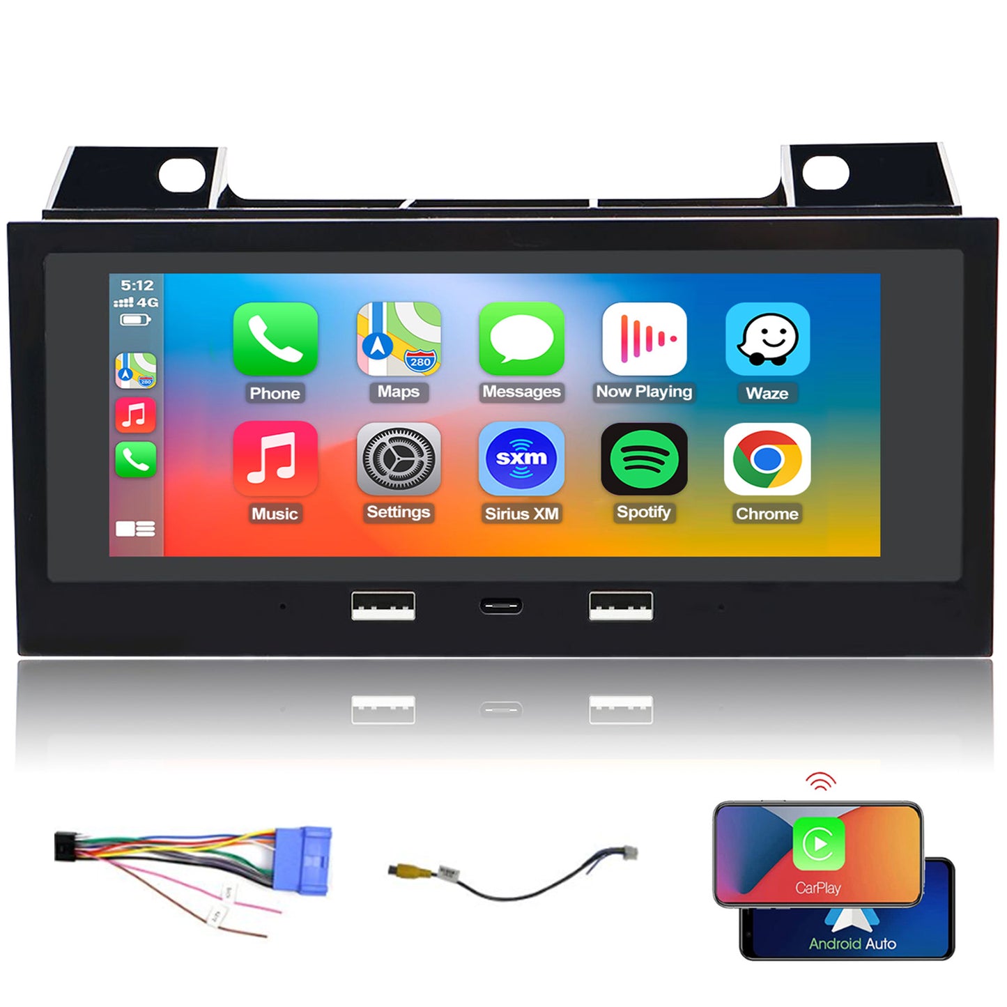 Chevy Blazer Radio upgrade 1994-1997 CarPlay Stereo Screen -Topdisplay 1994 1995 1996 1997 Chevrolet Replacement Headunit Apple Android Auto Accessories Pantalla Estéreo