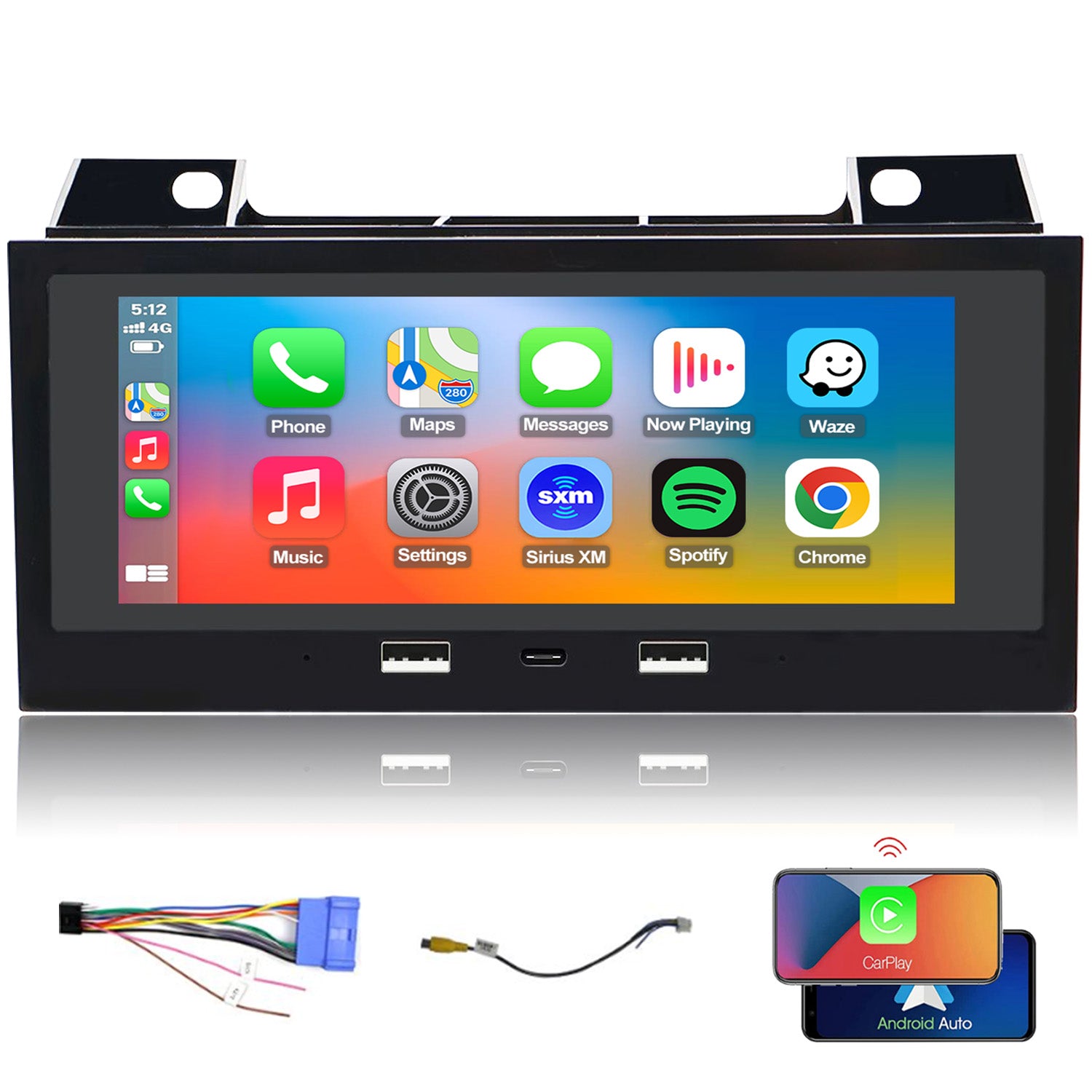 Chevy Blazer Radio upgrade 1994-1997 CarPlay Stereo Screen -Topdisplay 1994 1995 1996 1997 Chevrolet Replacement Headunit Apple Android Auto Accessories Pantalla Estéreo