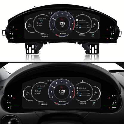 Porsche Cayenne Digital Instrument Cluster 2002-2009 | 12.3" QLED - Topdisplay 2002 2003 2004 2005 2006 2007 2008 2009