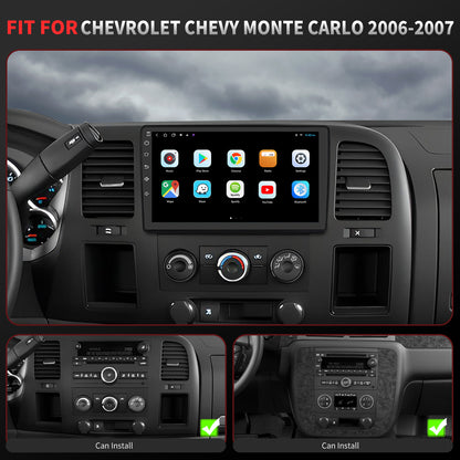 Chevy Monte Carlo Radio upgrade 2006-2007 CarPlay Stereo Screen - Topdisplay 2006 2007 Chevrolet Replacement