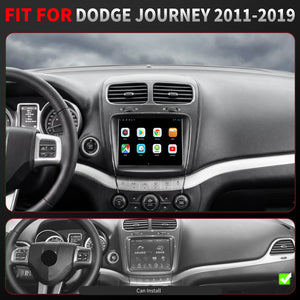 Dodge Journey Radio upgrade 2011-2019 CarPlay Stereo Screen-Topdisplay 2011 2012 2013 2014 2015 2016 2017 2018 2019 Replacement Headunit Apple Android Auto Accessories Pantalla Estéreo