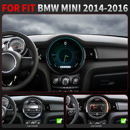 BMW MINI Radio upgrade 2014-2016 CarPlay Stereo Screen - Topdisplay 2014 2015 2016 Replacement Headunit Apple Android Auto Accessories Pantalla Estéreo