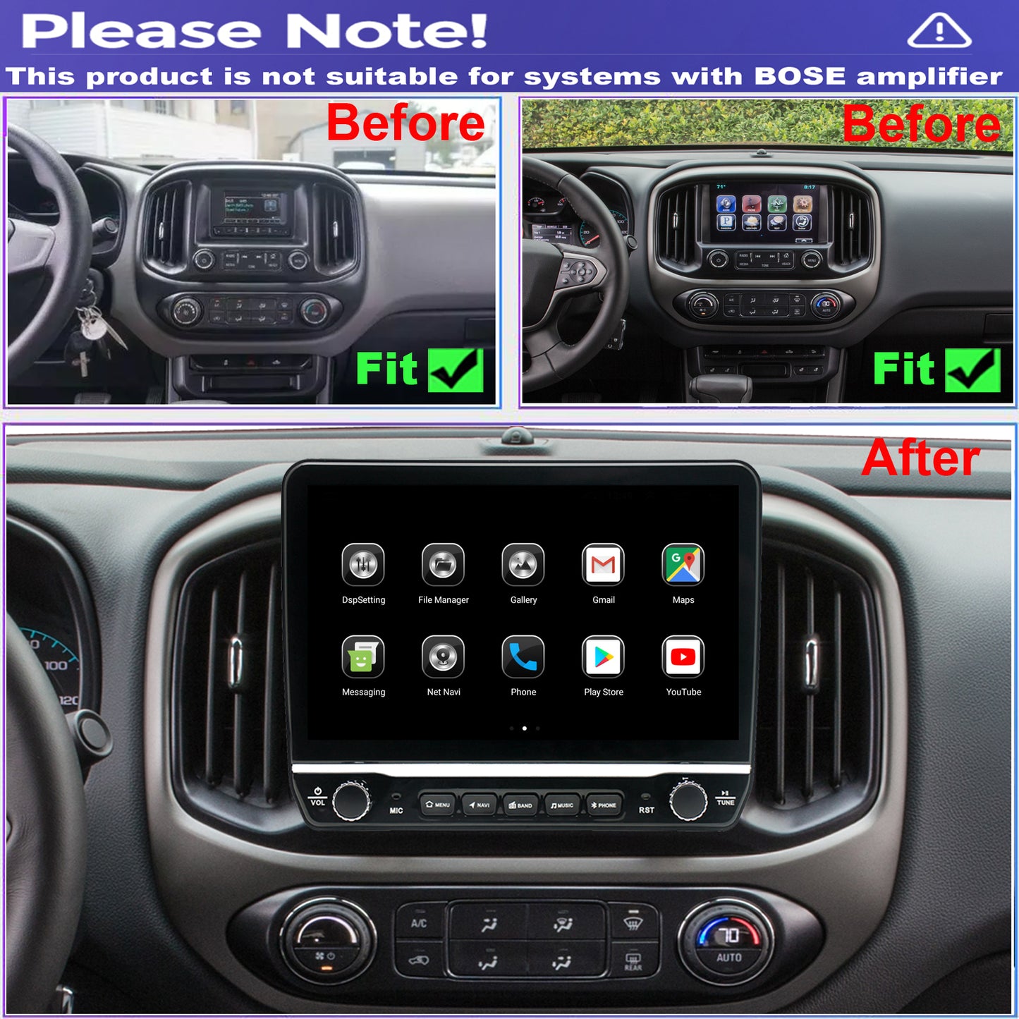 2005 GMC Canyon Car Radio Stereo upgrade