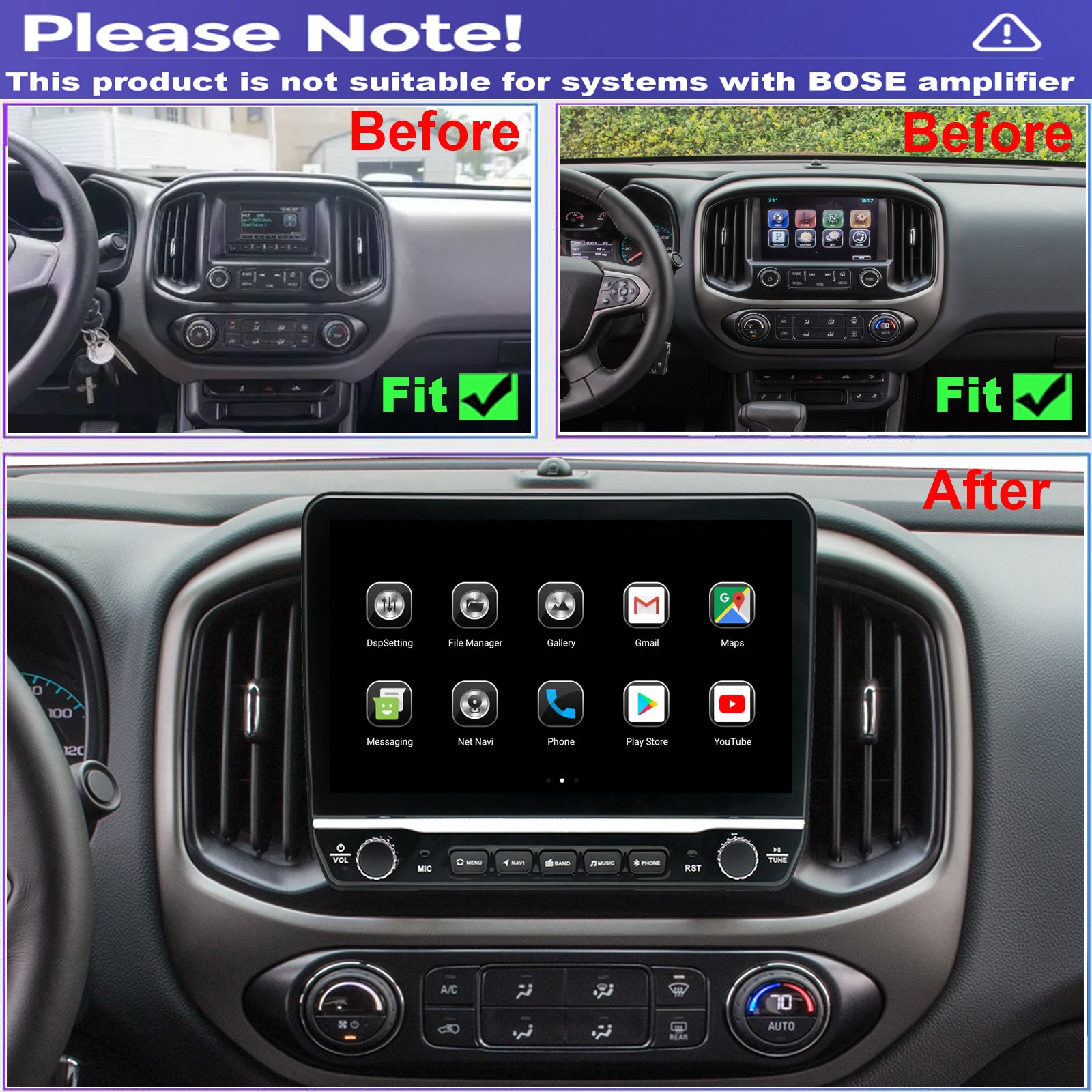 2005 GMC Canyon Car Radio Stereo upgrade