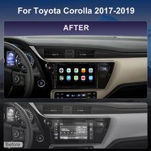 Load image into Gallery viewer, For Toyota Corolla 2017-2019 Radio upgrade,9-inch QLED 8-Core CPU,touch screen Stereo,Wireless CarPlay &amp; Android Auto,keep OEM Controls