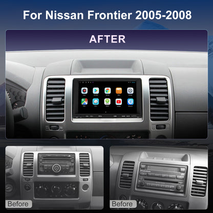 For Nissan Frontier 2005-2008 Radio upgrade,7-inch QLED 8-Core CPU,touch screen Stereo,Wireless CarPlay & Android Auto,keep OEM Controls