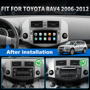 Toyota RAV4 radio 2006-2012 Upgrade CarPlay Screen- Topdisplay 2006 2007 2008 2009 2010 2011 2012 Toyota RAV4 Upgrade Stereo Headunit Apple Carplay Android Auto Pantalla Estéreo