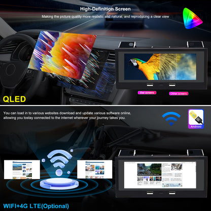 Oldsmobile Bravada upgrade 1996-1997 CarPlay Headunit Screen - Topdisplay 1996 1997 Upgrade Stereo Apple Carplay Android Auto Accessories Pantalla Estéreo