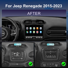 Load image into Gallery viewer, For Jeep Renegade 2015-2023 Radio upgrade,10.1-inch QLED 8-Core CPU,touch screen Stereo,Wireless CarPlay &amp; Android Auto,keep OEM Controls
