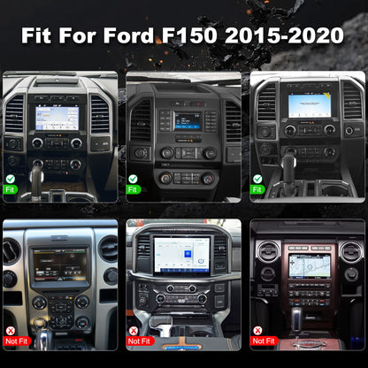 For Ford F150 2015-2020 Radio upgrade, 13-inch QLED 8-Core CPU, touch screen Stereo, Wireless CarPlay & Android Auto, keep OEM Controls