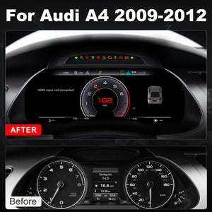 Audi A4 Digital Instrument Cluster 2009 / 2010 / 2011 / 2012 | 12.3" QLED - Topdisplay