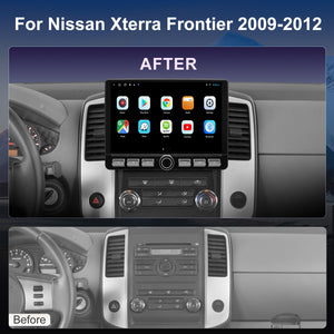 For Nissan Frontier 2009-2012 Radio upgrade,10.2-inch QLED 8-Core CPU,touch screen Stereo,Wireless CarPlay & Android Auto,keep OEM Controls
