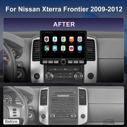 For Nissan Xterra 2009-2012 Radio upgrade,10.2-inch QLED 8-Core CPU,touch screen Stereo,Wireless CarPlay & Android Auto,keep OEM Controls