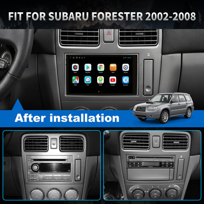 For Subaru Forester 2002-2008 radio Upgrade CarPlay Screen- Topdisplay 2002 2003 2004 2005 2006 2007 2008 Subaru Forester Upgrade Stereo Headunit Apple Carplay Android Auto Pantalla Estéreo