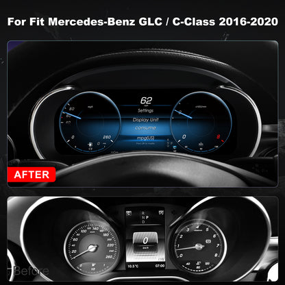 Benz C-Class Digital Instrument Cluster 2016-2020 | 12.3" QLED - Topdisplay 2016 / 2017 / 2018 / 2019 / 2020