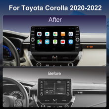 Load image into Gallery viewer, For Toyota Corolla 2020-2022 Radio upgrade,10.2-inch QLED 8-Core CPU,touch screen Stereo,Wireless CarPlay &amp; Android Auto,keep OEM Controls