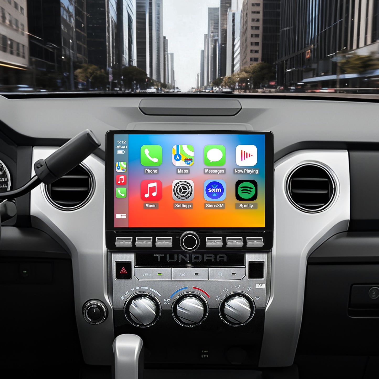 Toyota Tundra radio 2014-2021 Upgrade CarPlay Screen- Topdisplay 2014 2015 2016 2017 2018 2019 2020 2021 Toyota Tundra Upgrade Stereo Headunit Apple Carplay Android Auto Pantalla Estéreo