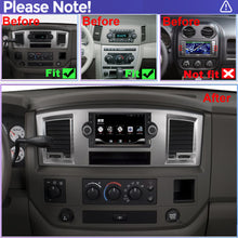 Load image into Gallery viewer, for Jeep Compass 2007-2008 Radio upgrade,6.2-inch QLED 8-Core CPU,touch screen Stereo,Wireless CarPlay &amp; Android Auto,Free camera