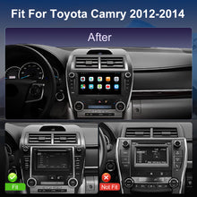 Load image into Gallery viewer, For Toyota Camry 2012-2014 Radio upgrade,9-inch QLED  8-Core CPU,touch screen Stereo,Wireless CarPlay &amp; Android Auto,keep OEM Controls