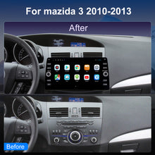 Load image into Gallery viewer, For Mazda 3 2010-2013 Radio upgrade,10.2-inch QLED 8-Core CPU,touch screen Stereo,Wireless CarPlay &amp; Android Auto,keep OEM Controls