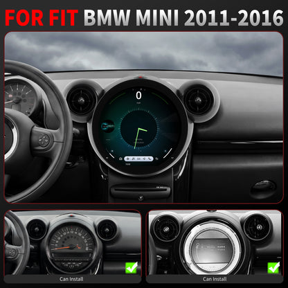 BMW MINI Radio upgrade 2011-2016 CarPlay Stereo Screen - Topdisplay 2011 2012 2013 2014 2015 2016 Replacement Headunit Apple Android Auto Accessories Pantalla Estéreo