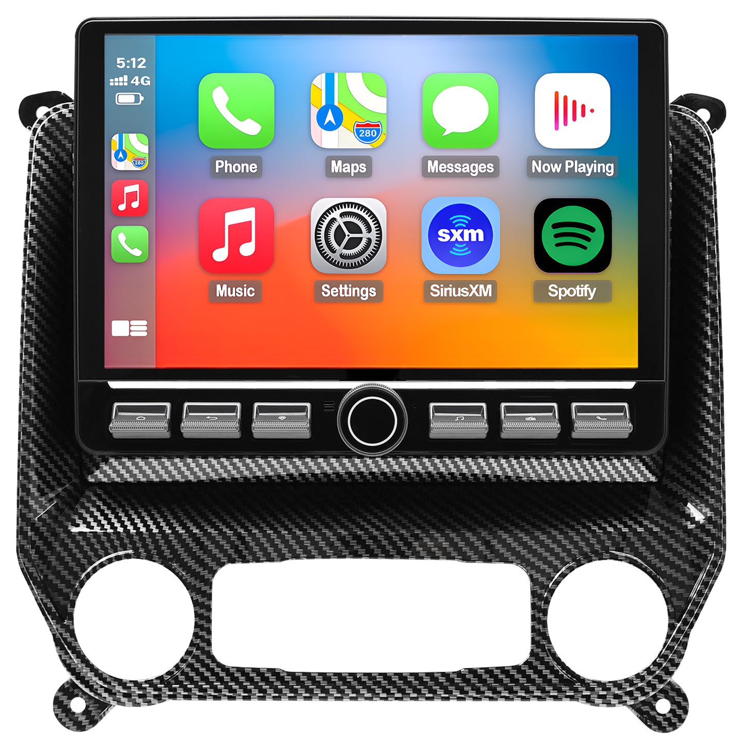 Chevy Silverado Radio upgrade 2014-2018 CarPlay Stereo Screen-Topdisplay 2014 2015 2016 2017 2018 Chevrolet Replacement Headunit Apple Android Auto Accessories Pantalla Estéreo 