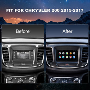 For Chrysler 200 2015-2017 Radio upgrade, 7-inch QLED 8-Core CPU, touch screen Stereo,Wireless CarPlay & Android Auto, keep OEM Controls