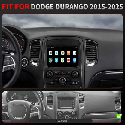 Dodge Durango Radio upgrade 2015-2025 CarPlay Stereo Screen-Topdisplay 2015 2016 2017 2018 2019 2020 2021 2022 2023 2024 2025 Replacement Headunit Apple Android Auto Accessories Pantalla Estéreo