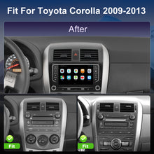 Load image into Gallery viewer, For Toyota Corolla 2009-2013 Radio upgrade,9-inch QLED 8-Core CPU,touch screen Stereo,Wireless CarPlay &amp; Android Auto,keep OEM Controls