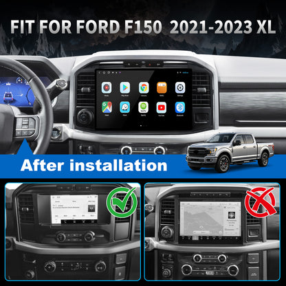 Ford F150 Touch Screen upgrade 2021-2023 CarPlay Stereo - Topdisplay 2021 2022 2023 F150 Upgrade Headunit Radio Apple Carplay Android Auto Accessories Pantalla Estéreo