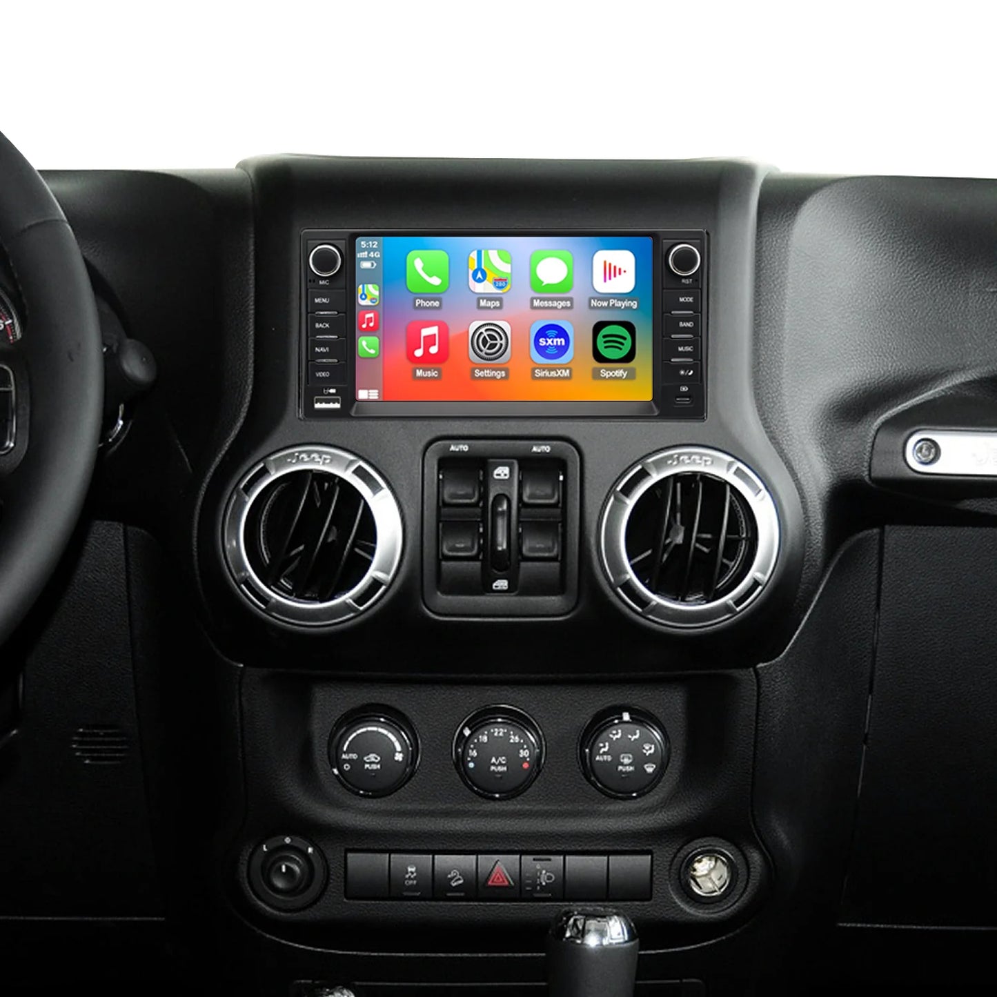 Jeep Compass headunit upgrade 2009