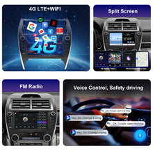 Load image into Gallery viewer, For Toyota Camry 2012-2014 Radio upgrade,9-inch QLED  8-Core CPU,touch screen Stereo,Wireless CarPlay &amp; Android Auto,keep OEM Controls