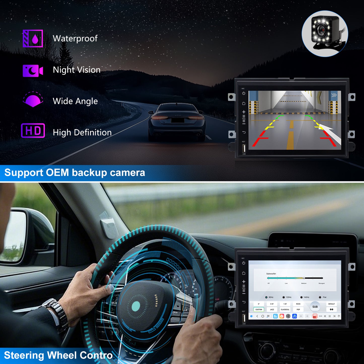 Ford Taurus Radio upgrade 2008-2009 CarPlay Stereo - Topdisplay 2008 2009 Upgrade Touch Screen Headunit Apple Carplay Android Auto Accessories Estéreo Pantalla