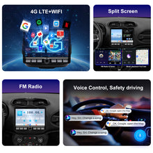 Load image into Gallery viewer, For Jeep Renegade 2015-2023 Radio upgrade,10.1-inch QLED 8-Core CPU,touch screen Stereo,Wireless CarPlay &amp; Android Auto,keep OEM Controls