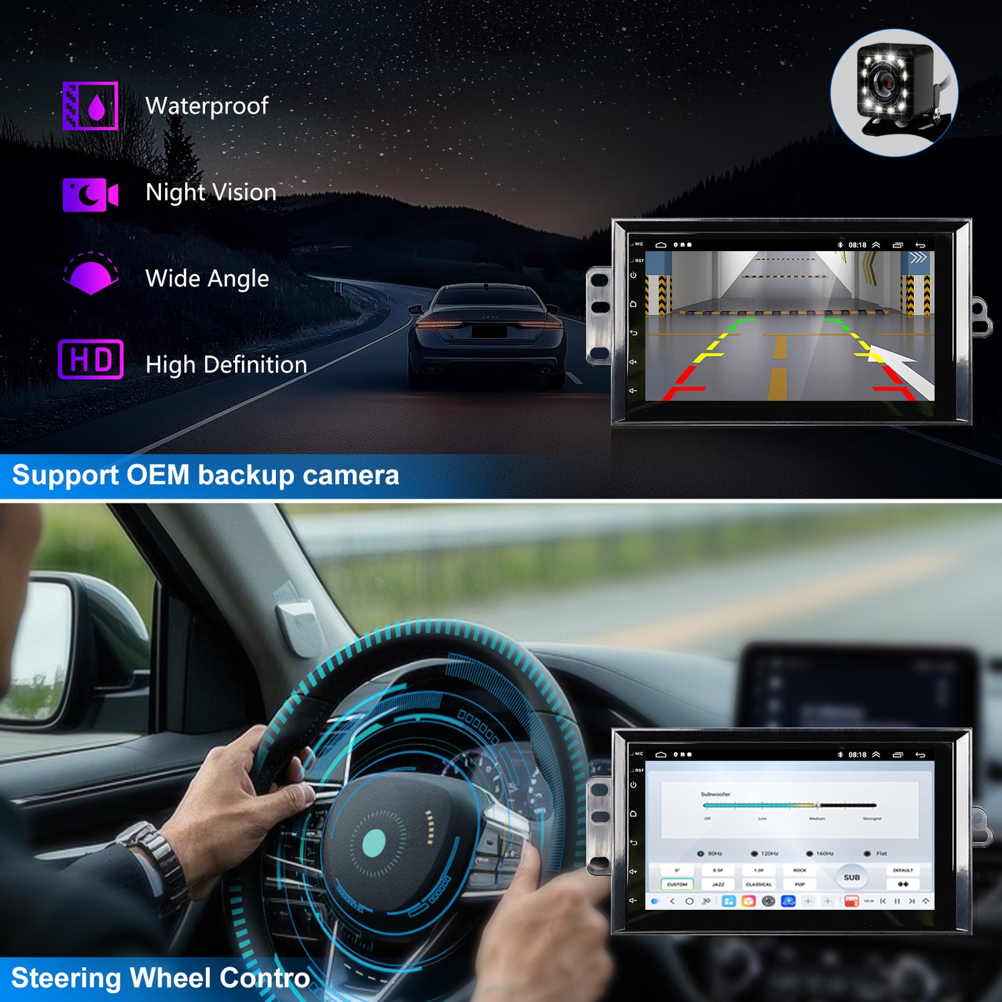 Cadillac Seville Radio upgrade 1992-1993 CarPlay Stereo Screen - Topdisplay 1992 1993 Replacement Headunit Apple Android Auto Accessories Pantalla Estéreo