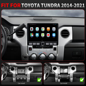 Toyota Tundra radio 2014-2021 Upgrade CarPlay Screen- Topdisplay 2014 2015 2016 2017 2018 2019 2020 2021 Toyota Tundra Upgrade Stereo Headunit Apple Carplay Android Auto Pantalla Estéreo