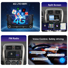 Load image into Gallery viewer, For Toyota Corolla 2009-2013 Radio upgrade,9-inch QLED 8-Core CPU,touch screen Stereo,Wireless CarPlay &amp; Android Auto,keep OEM Controls