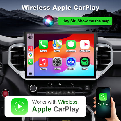 Toyota Tundra radio 2022-2026 Upgrade CarPlay Screen- Topdisplay 2022 2023 2024 2025 2026 Toyota Tundra Upgrade Stereo Headunit Apple Carplay Android Auto Pantalla Estéreo