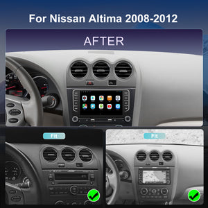 Nissan Altima radio 2008-2012 Upgrade CarPlay Screen- Topdisplay 2008 2009 2010 2011 2012 Nissan Altima Upgrade Stereo Headunit Apple Carplay Android Auto Pantalla Estéreo