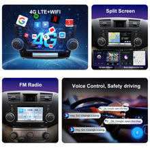 Load image into Gallery viewer, For Toyota Highlander 2008-2013 Radio upgrade,9-inch QLED 8-Core CPU,touch screen Stereo,Wireless CarPlay &amp; Android Auto,keep OEM Controls
