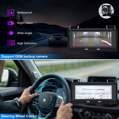 Chevy S10 Radio upgrade 1994-1997 CarPlay Stereo Screen -Topdisplay 1994 1995 1996 1997 Chevrolet Replacement Headunit Apple Android Auto Accessories Pantalla Estéreo