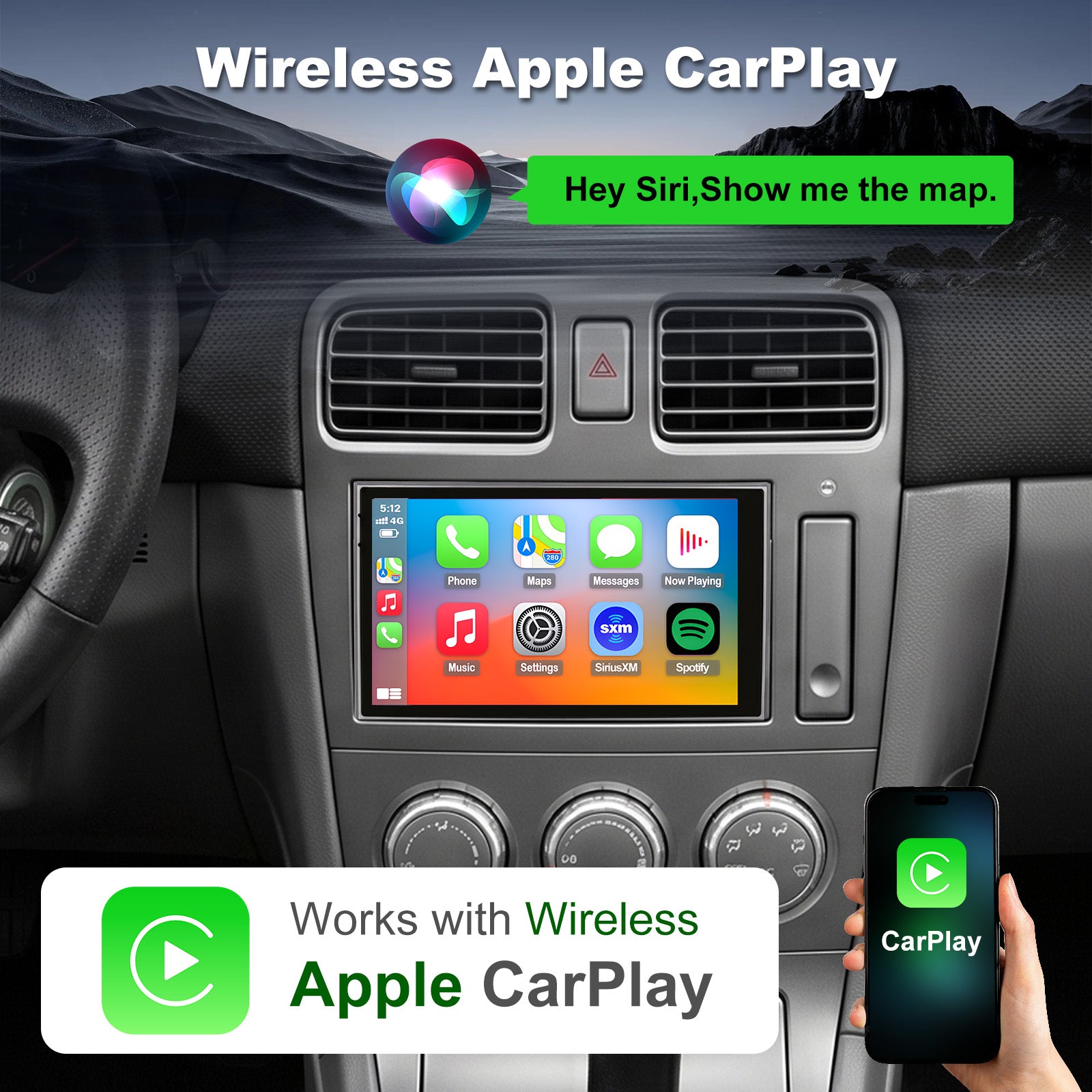 For Subaru Forester 2002-2008 radio Upgrade CarPlay Screen- Topdisplay 2002 2003 2004 2005 2006 2007 2008 Subaru Forester Upgrade Stereo Headunit Apple Carplay Android Auto Pantalla Estéreo