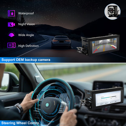 Chevy Corvette Radio upgrade 1997-2004 CarPlay Stereo Screen - Topdisplay 1997 1998 1999 2000 2001 2002 2003 2004 Chevrolet Replacement Headunit Apple Android Auto Accessories Pantalla Estéreo