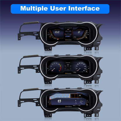 For Ford Mustang 2015-2023 Digital Instrument Cluster,12.3-inch QLED Screen Multiple UI,Wireless carplay,Direct OEM Replacement