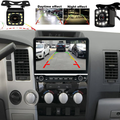 For Toyota Tundra 2007-2013 Radio upgrade,10.1-inch QLED 8-Core CPU,touch screen Stereo,Wireless CarPlay & Android Auto,keep OEM Controls