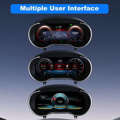 Benz GLC Digital Instrument Cluster 2016-2020 | 12.3" QLED - Topdisplay 2016 / 2017 / 2018 / 2019 / 2020