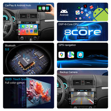 Load image into Gallery viewer, For Ford Fusion 2009-2012 Radio upgrade,10.2-inch QLED 8-Core CPU,touch screen Stereo,Wireless CarPlay &amp; Android Auto,keep OEM Controls